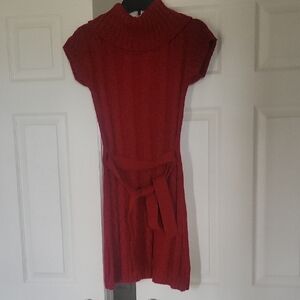 Say What? Red Knit Mini Dress.